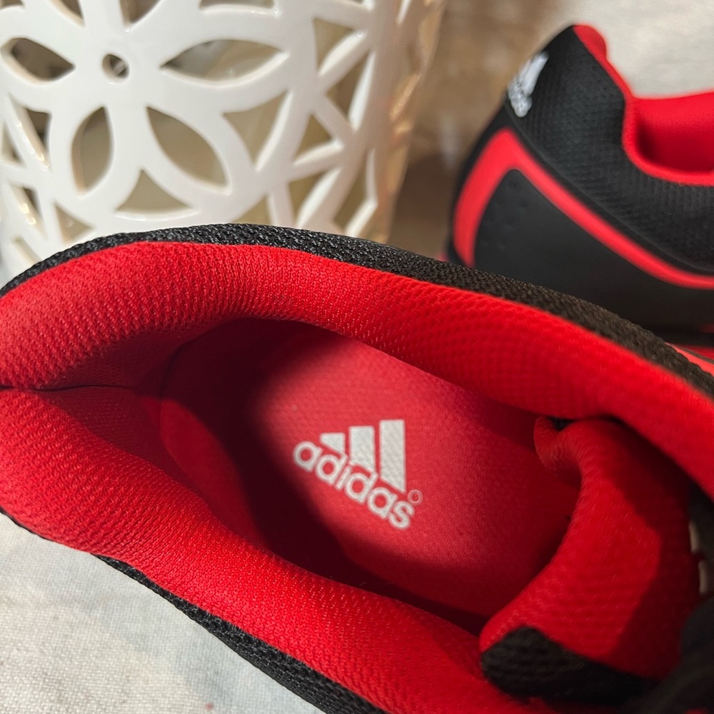 Adidas Men's Black and Red Powerlift Sneakers - Picture 9 of 10